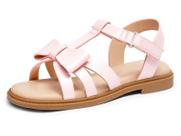 Sandálias Coutgo Girls Open Toe Bow Flats Alça no Tornozelo Rosa Sandálias Coutgo Girls Open Toe Bow Flats Alça no Tornozelo Rosa