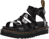 Sandálias Dr. Martens Blaire Fisherman Black Patent Lamper