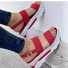 Sandálias Femininas De Plataforma Baixa Com Salto, Moda De Verão, Calçados Femininos Sandálias Femininas De Plataforma Baixa Com Salto, Moda De Verão, Calçados Femininos