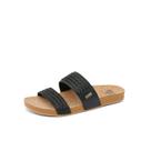 Sandálias femininas Fashion Slide REEF Vista Braid II pretas 7.5 Sandálias femininas Fashion Slide REEF Vista Braid II pretas 7.5