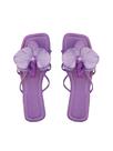 Sandálias femininas GORGLITTER Flower Flat Beach Purple Tamanho 39 Sandálias femininas GORGLITTER Flower Flat Beach Purple Tamanho 39