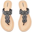 Sandálias femininas Veittes Flat Slide, confortáveis e modernas Sandálias femininas Veittes Flat Slide, confortáveis e modernas
