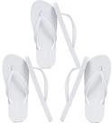 Sandálias finas de borracha Flip Flops ForeMode para mulheres