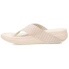 Sandálias FitFlop Surfa Multi-Tone Webbing Toe-Post Wedge para mulheres