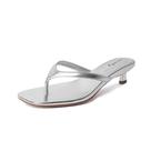 Sandálias Flip Flops Vivianly Women's Kitten Heel tamanho 6,5