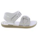Sandálias FOOTMATES Eco-Tide Unissex Ecru Micro (bebê/criança/criança pequena)