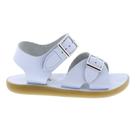 Sandálias FOOTMATES Tide de couro impermeável para meninos azul claro 13