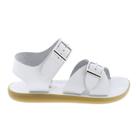 Sandálias FOOTMATES Tide de couro impermeável para meninos brancas 13