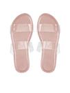 Sandálias GORGLITTER 2026 femininas transparentes planas marrons tamanho 39