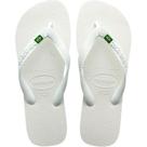 Sandálias Havaianas Brasil Chinelo Masculino Branco Original