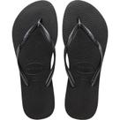 Sandálias Havaianas Fem Moda Slim Tiras Finas Chinelo Branco