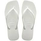 Sandálias Havaianas Slim Square Branco 33/34