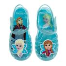 Sandálias Jelly Disney Frozen Elsa e Anna para Meninas Tamanho 11