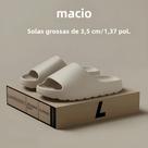 Sandálias Masculinas de Verão com Sola Grossa Antiderrapante de Coco Sandálias Masculinas de Verão com Sola Grossa Antiderrapante de Coco