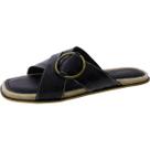 Sandálias NYDJ Rossi Black Croco Leather para mulheres Sandálias NYDJ Rossi Black Croco Leather para mulheres