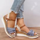 Sandalias ortopédicas con plataforma de cuña para mujer verano 2023