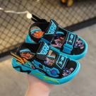 Sandálias Pretas De Verão Para Meninos Disney Toddler Baby Casual Beach Outdoor Kids Shoes
