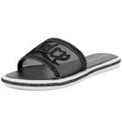 Sandálias Slide Juicy Couture Rhinestone Sparkle Yves Black 37