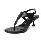 Sandálias tanga vivianly Kitten Heels, chinelo feminino de verão