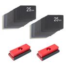 Sanding Blocks SCOTTCHEN Hand Auto Body, pacote com 2 unidades com 50 lixa