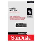 Sandisk Pendrive Ultra Shift 64 Gb 3.0 Preto 10x Mais Rápido Sandisk Pendrive Ultra Shift 64 Gb 3.0 Preto 10x Mais Rápido