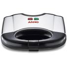 Sanduicheira e Grill Arno Sacs Antiaderente em Inox com Luz Indicadora 600W 220V