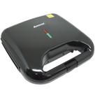 Sanduicheira e Grill Elétrica 750W Lanches Dupla Antiaderente Preta 110V Amvox AMS 370 BLACK
