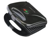 Sanduicheira e Grill Elétrica 750W Lanches Dupla Antiaderente Preta Agratto Sa Black