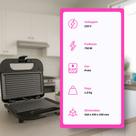 Sanduicheira e grill portatil 750w 220v Sanduicheira e grill portatil 750w 220v