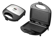 Sanduicheira Elétrica 110v Grill Chapas Antiaderentes 800w