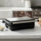Sanduicheira Elétrica Grill Antiaderente Inox Toast 100w Startools Preta 110v 220v