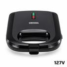Sanduicheira Grill 2 em 1 Elétrica 750W Antiaderente Grelha Carnes e Faz Sanduíches 127V ou 220V