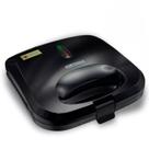 Sanduicheira Grill Elétrica 2 em 1 750W 220V Antiaderente Prensa Dupla Lanches Rápidos Compacta Fácil Limpeza Cozinha