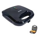 Sanduicheira Grill Elétrica 2 Em 1 Antiaderente Prensa Dupla 750W 127V Sanduicheira Grill Elétrica 2 Em 1 Antiaderente Prensa Dupla 750W 127V