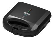 Sanduicheira Grill Elétrica Antiaderente Sumay Preto 127v