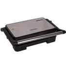 Sanduicheira Grill Elétrica Startools Antiaderente Compacta 1000W Inox com Placas Removíveis