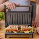 Sanduicheira Grill Em Inox Wap Ws1000 2 Em 1 Com Abertura 180 E Coletor De Gordura Removível, Antiaderente 1000w Preto 127v Sanduicheira Grill Em Inox Wap Ws1000 2 Em 1 Com Abertura 180 E Coletor De Gordura Removível, Antiaderente 1000w Preto 127v