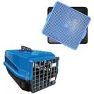 Sanitario Xixi Banheiro Facil + Caixa Transporte N4 Pet Azul