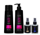 Sanliss Alto Impacto Shampoo e BBC Cream e Repair Moringa e Shine Moringa