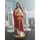 Santa Barbara com perolas 30 cm Para ornamentação e abençoar seu lar