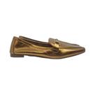 Santa flor mocassim dourado