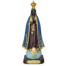 Santa Imagem Nossa Senhora Aparecida Resina 20,5cm Santa Imagem Nossa Senhora Aparecida Resina 20,5cm