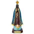 Santa Imagem Nossa Senhora Aparecida Resina 20,5cm