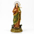 Santa Marta 22cm Resina Imagem Religiosa Decoração Fé