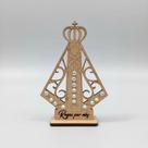 Santinha Nossa senhora aparecida Kit Lembrancinha Totem Batizado Casamento crisma com Strass