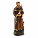 São Francisco Resina 8cm Imagem Católica Decoração Fé