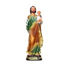 São José com Menino Jesus 30cm de Resina