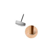 Sapata Plástica Ø 15 Mm Com Prego Branca