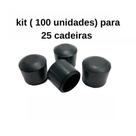 Sapata Ponteira Cadeira Borracha Protetor 25 Cadeiras 2,5cm 1 Pol Sapata Ponteira Cadeira Borracha Protetor 25 Cadeiras 2,5cm 1 Pol