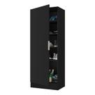 Sapateira 1 Porta Jade Multimóveis Preta Sapateira 1 Porta Jade Multimóveis Preta